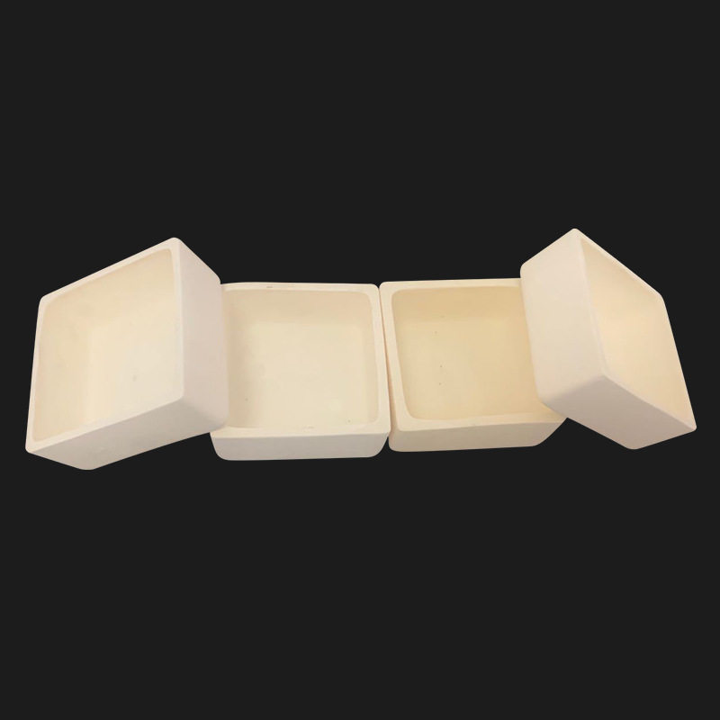 氧化铝99瓷坩h埚 规格多样 高温瓷坩埚 刚玉坩埚 正方形氧化铝坩