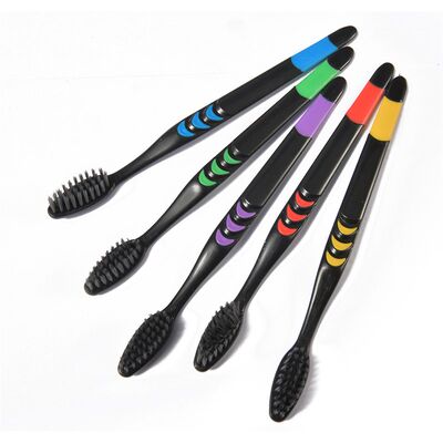 速发10pcs Toothbrush Soft Bristle Adult Bamboo Charcoal