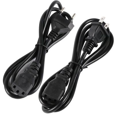 速发EU and US Plug AC Power Supply Adapter Cord Cable Lead 3