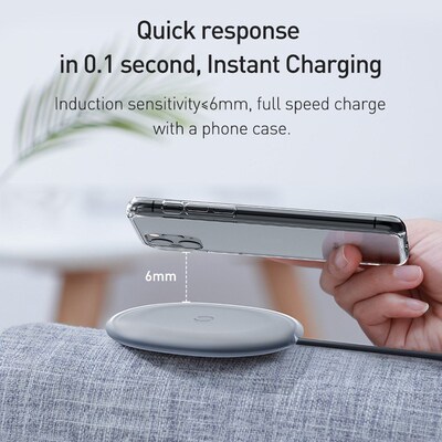 Jelly Wireless Charger 15W Fast Qi Wireless Charger For iPho