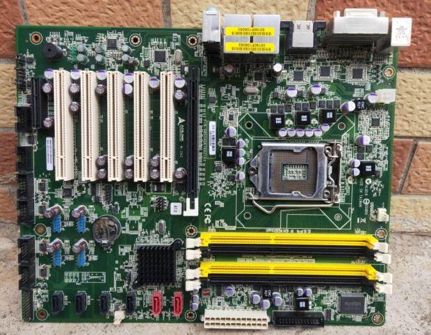 议价凌华M-342 ATX多串口5PCI 台式电脑双网口工业级 Q67主板现货