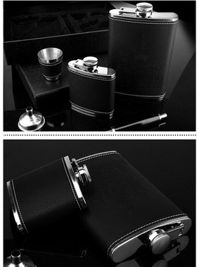 9oz High Quality Stainless Steel 304 Hip Flask Set Whiskey W