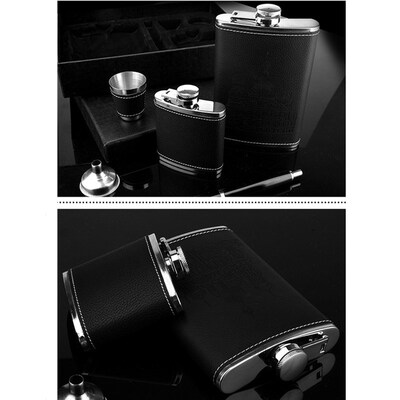 9oz High Quality Stainless Steel 304 Hip Flask Set Whiskey W