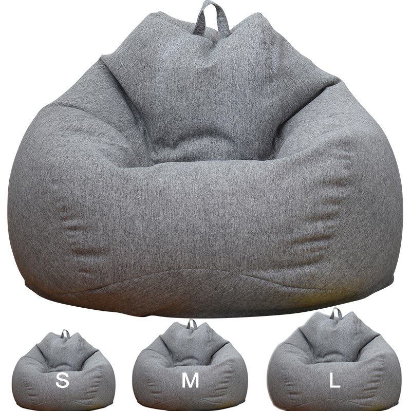 puff sofa Lazy Bean Bag Sofa Inner Bag Cover Without Filler