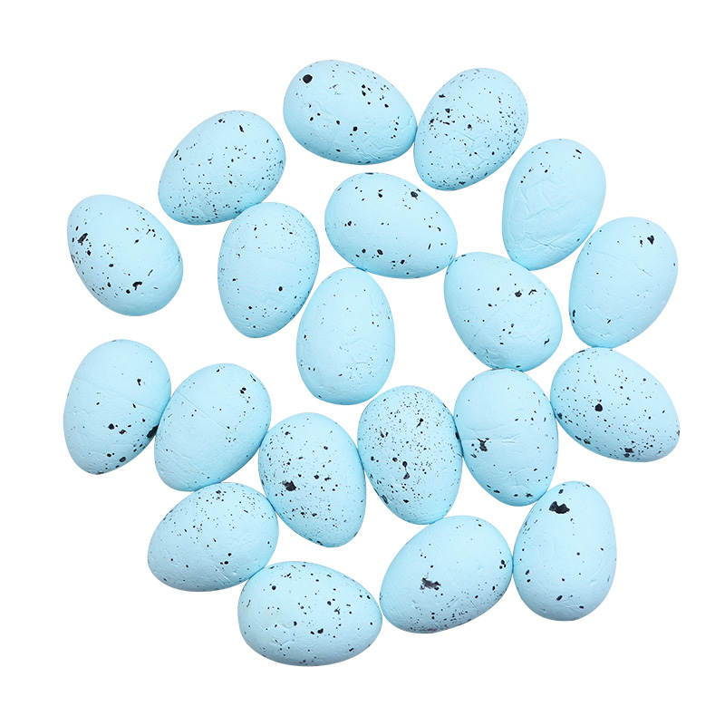 推荐20/50Pcs Foam Easter Eggs Happy Easter Decorations Paint