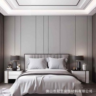 方形硬包背景墙pu皮革防撞装饰造型电视机现代简约软包床头背景墙