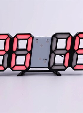 Wall Clock Watch Clock 3D Led Digital  Modern Design  Living
