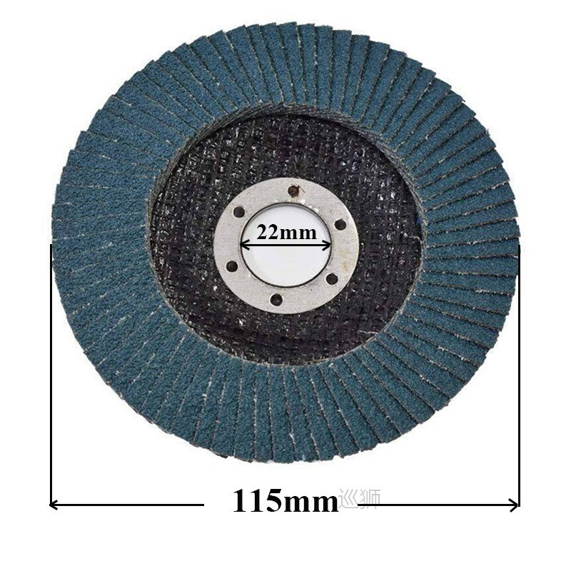 3 Pcs Grinding Wheels Flap Discs 115mm 4.5 Inch Sanding Disc