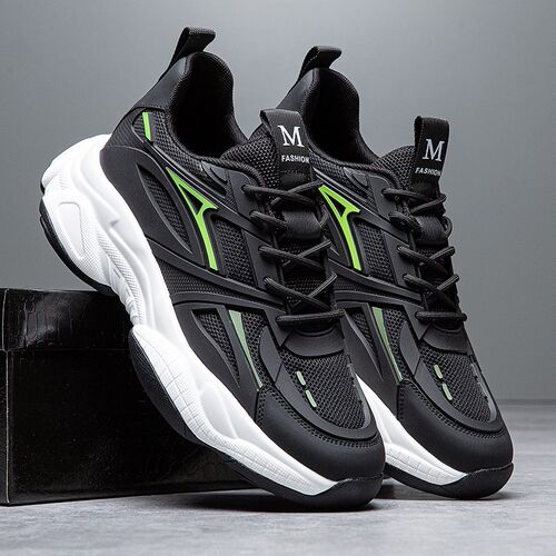 特大码男鞋45秋季学生白色网面运动休闲鞋46老爹鞋潮跑步47加宽48