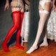 912分8D高筒油亮油光五指大腿丝袜脚趾针长筒带