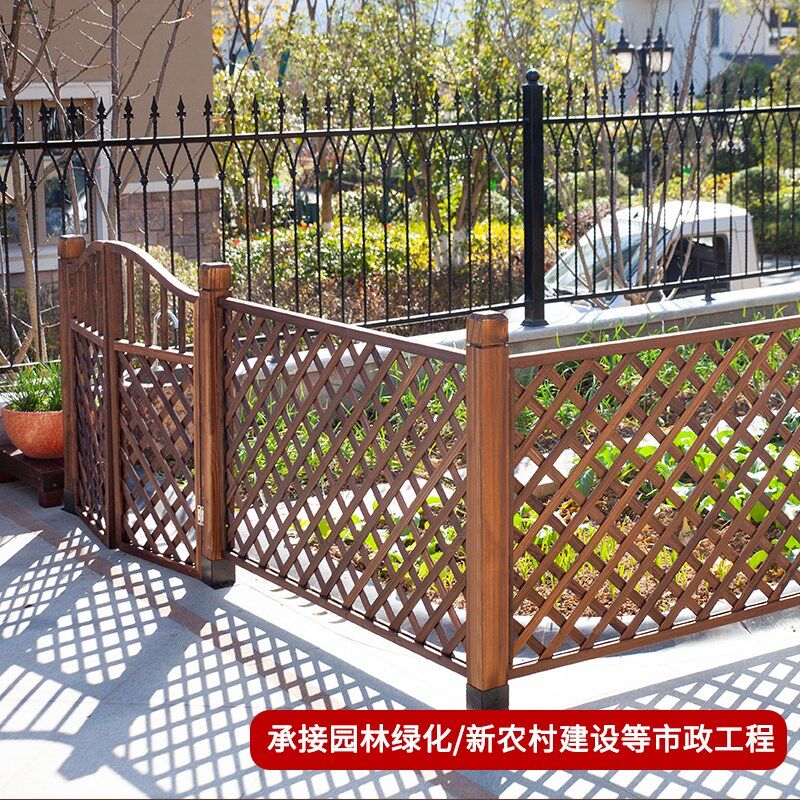 进口德国菜园围栏栅栏户外庭院防腐木栅栏家用养鸡果园花园护栏小
