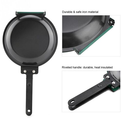 Double Side Grill Pan Double Sides Non-stick Ceramic Coating