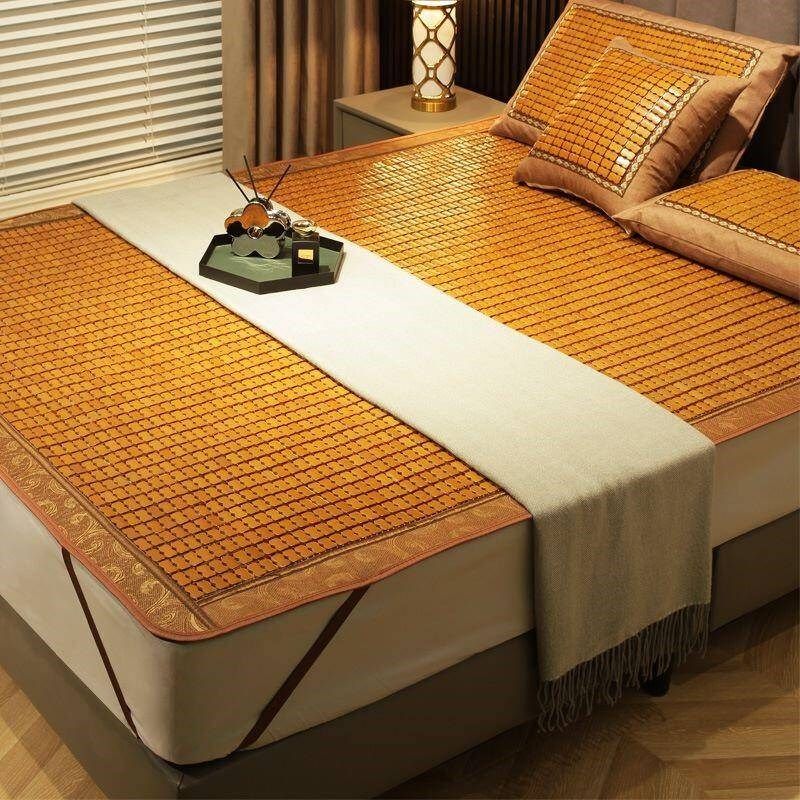 正帆凉席麻将席竹席麻将凉席双人单人学生夏季可折叠空调席夏天床,床上用品,竹席,淘宝优惠券,粉丝福利购,淘宝优惠卷