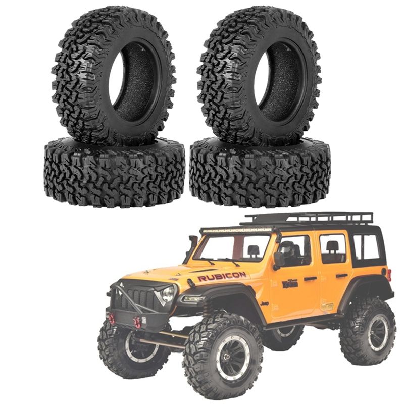 速发4PCS 90Mm 1.9 Rubber Tire Wheel Tyres For 1/10 RC Crawle 童装/婴儿装/亲子装 儿童速干衬衫 原图主图