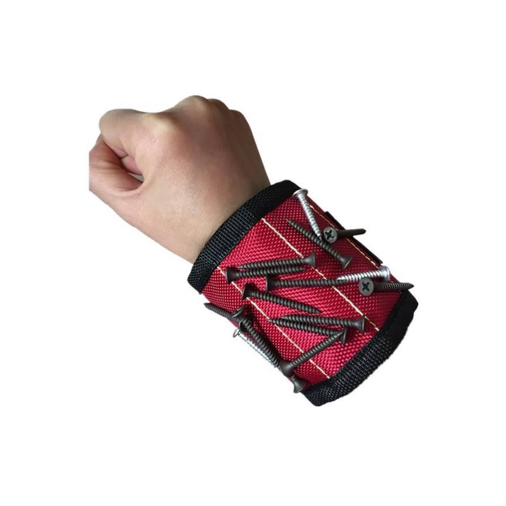 推荐NEW 5 Magnetic Wristband Pocket Tool Belt Pouch Bag Scre-封面