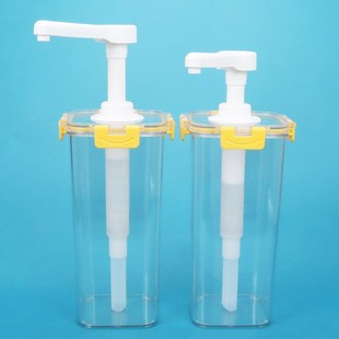 糖压瓶奶茶店商用果糖浆压泵挤压瓶定量手压式浓稠酱按压瓶咖啡店