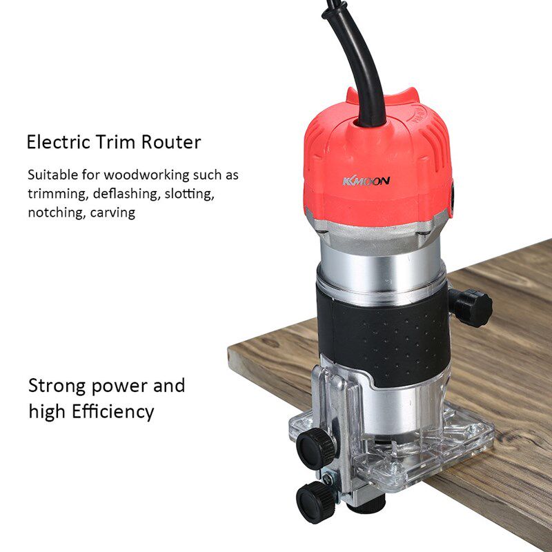 KKmoon 220V 800W Trim Router 30000r/min Wood Laminate Electr