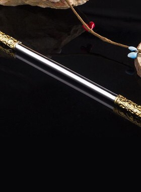 纯铜如意金箍棒摆件定海神针齐天大圣孙悟空茶宠可放鱼缸造景装饰