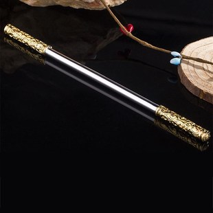 纯铜如意金箍棒摆件定海神针齐天大圣孙悟空茶宠可放鱼缸造景装饰