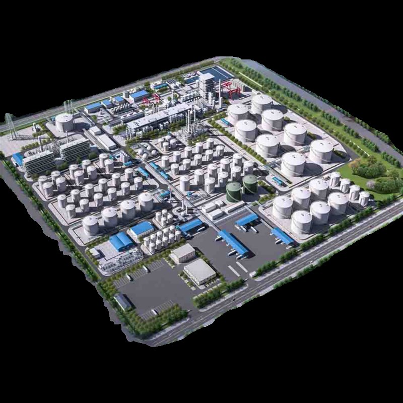 钢结构景观e园林工业厂房建筑平面鸟瞰施工效果图文本方案设计制