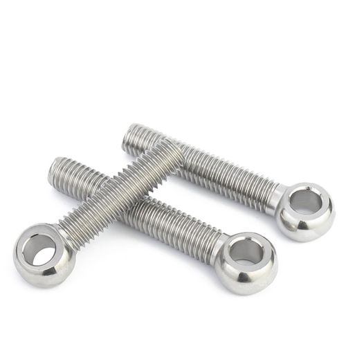 螺栓活不锈钢带孔430鱼0螺杆螺丝节超吊环活接M3结 活金眼