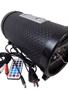 6寸中款三用220V/24V12V车载低音炮 遥控插卡音箱 电脑蓝牙音响厂