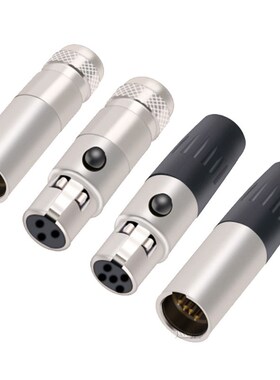 10pcs/lot Mini XL 3Pin 4Pin 5Pin 6Pin Male Panel Chassis Soc