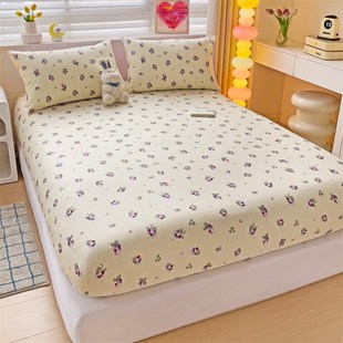 定做订制儿童卡通全棉床笠床罩床包男孩女孩榻榻米床垫套床单