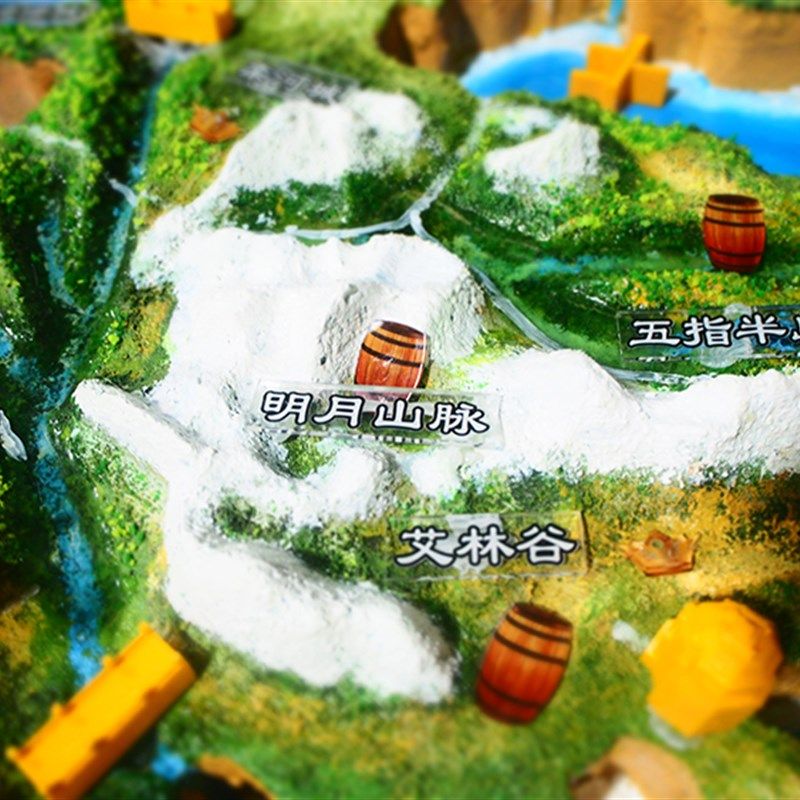 地形沙盘模型专业定制作做t设计三3D打印场景建筑工业设备图玻璃
