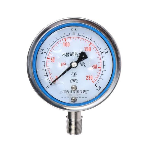 厂促锈10BF液压0.0水压~负压ma油60不钢耐震压力表表真空p1压Y气