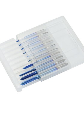 Thread Tap 10pcs M1-M3.5 HSS Metric Plug Tap Screw Tap Drill