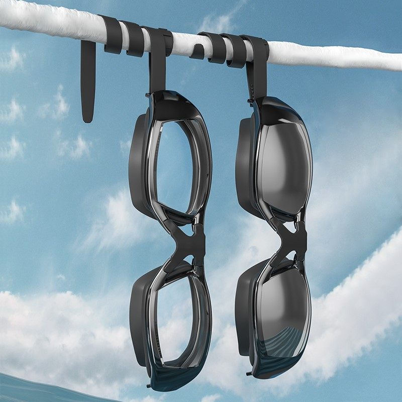 游泳眼镜防水防雾高清近视带度数男女潜水护目游泳镜泳帽套装