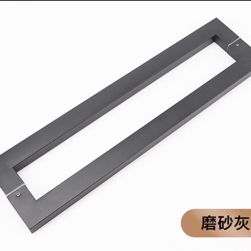 180cm酒店玻璃门方管拉手 木门房门办公室门浴室大把手淋浴房抓手