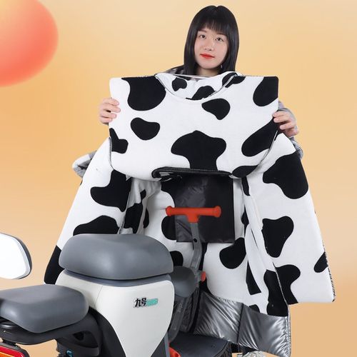 亲子款电动摩托车分体挡风被冬季加绒加厚电瓶车防风罩带孩子春秋