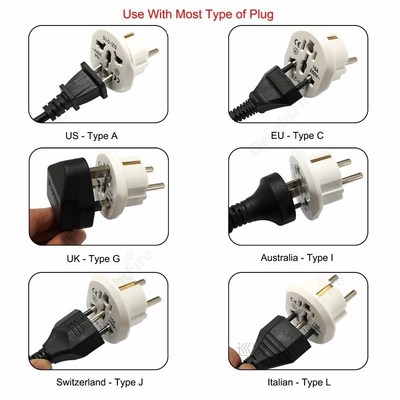 EU Travel Adapter High Quality Plug Adapter Universal 16A 25