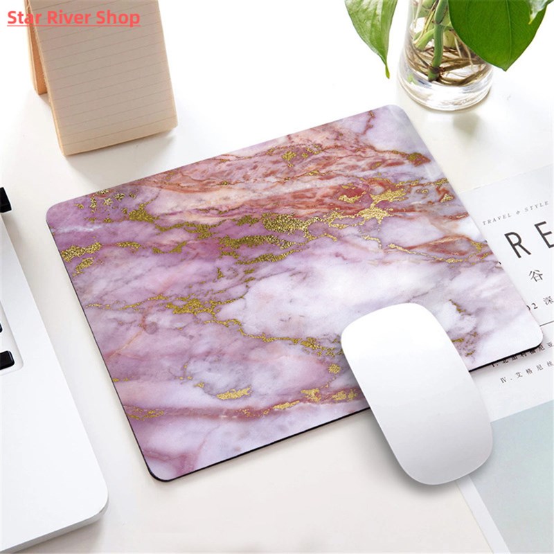 推荐Nordic Style Marble Mousepad for Gaming Laptop Computer