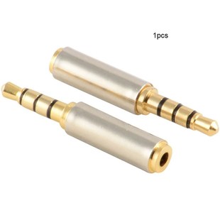Gold 3.5mm Male Exquisitely 2.5mm Durable Femal Designed