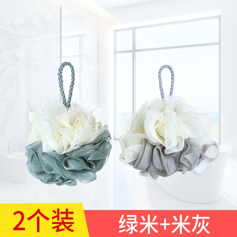 沐浴球浴花泡泡洗澡球超柔软女大号可爱不散高档搓澡两用洗浴用品