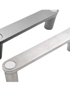 HHDG100 HHDGS100 铝合金 不锈钢型材板用把手 外装型带盖拉手