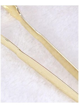 2pcs Gold Plated Mini Serving Tongs Sugar Cube Tongs Stainle