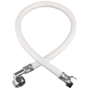 冲洗马桶盖进水管 PVC软管 90度直角头金属塑料马桶盖供水进水管