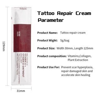 Ointment Fougera Aftercare 推荐 Tattoo Vitamin Cream 100Pcs