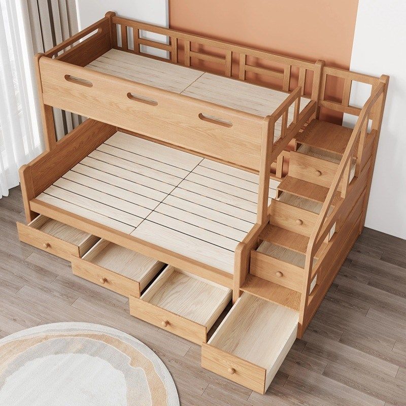 全实木上下床双层床小户型成人上下铺红橡木两层床高低床子母床,住宅家具,高低/子母床,淘宝优惠券,粉丝福利购,淘宝优惠卷