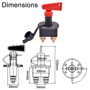 Isolator Off Car 12V Battery Swit Cut 24V Disconnect Kill