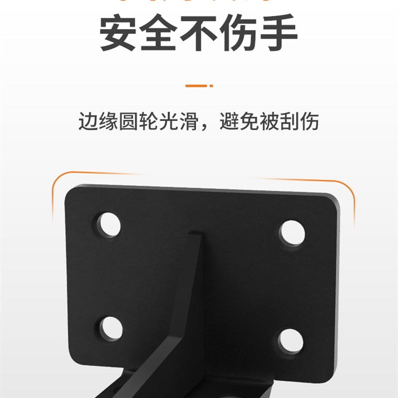 三角支架墙上L型悬空电视柜承重支架墙壁固定支撑托架柜子隔板托