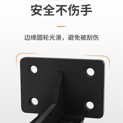 新款三角支架墙上L型悬空电视柜承重支架墙壁固定支撑托架柜子隔