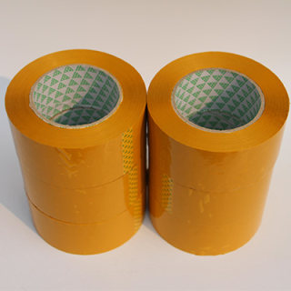 直销6 rolls of Sealing tape beige opGaque tape 55 wide 25 th