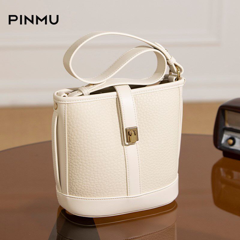 水桶包女2024新款包包女式秋冬高级感腋下女包小众白色单肩斜挎包