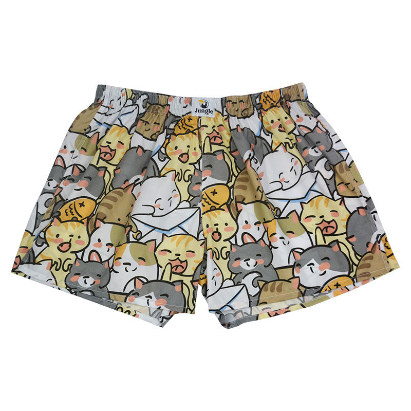 阿罗裤男四角内裤男生宽松大码裤衩平士透气居家短睡裤薄夏季,女士内衣/男士内衣/家居服,男阿罗裤,淘宝优惠券,粉丝福利购,淘宝优惠卷