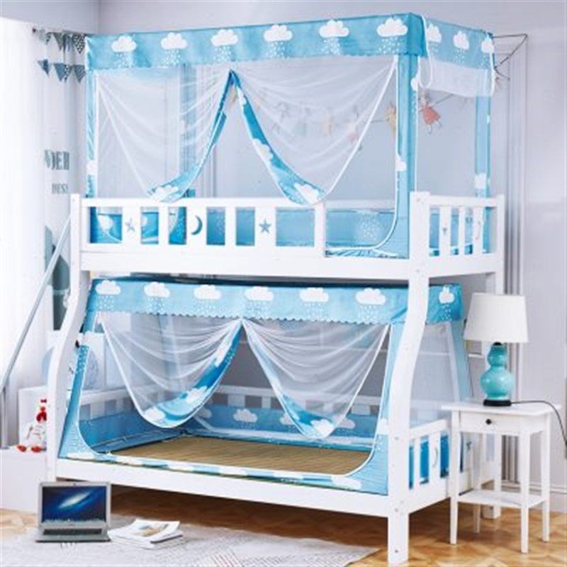 子母床蚊帐儿童梯形1.2米/1.5m双层床上下铺学生宿舍高低床上下床,床上用品,蚊帐,淘宝优惠券,粉丝福利购,淘宝优惠卷